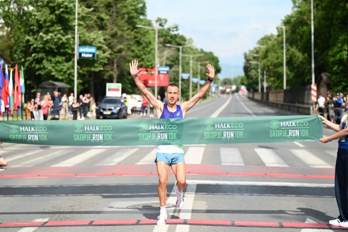 Дарио Ивановски со нов македонски рекорд на 10 км на HalkEco Skopje Run 10K: Скопје повторно трчаше во еден ритам