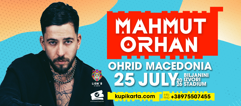 Mahmut Orhan на 25 јули во Охрид